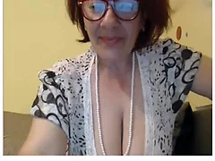 Granny equally unclothed more than webcam